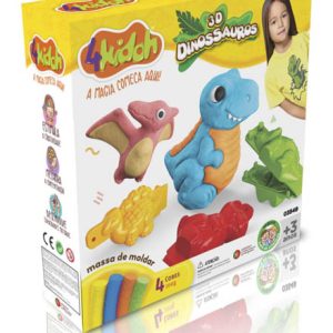 4Kidoh Kit Dinossauros 3D